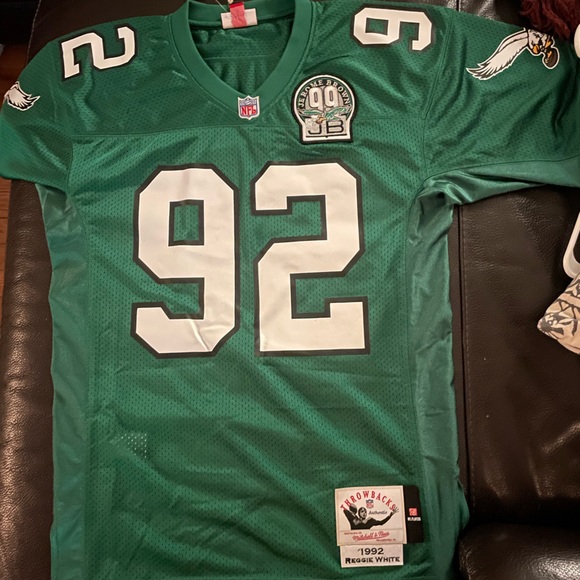 Mitchell & Ness Green Philadelphia Reggie White NFL Jersey - Picture 3 of 7